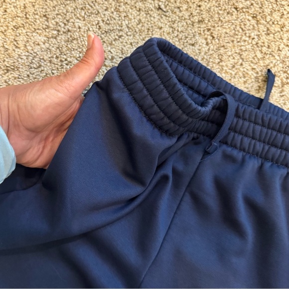 Nike Kids Therma-FIT Open-Hem Athletic Training Pants Large Navy Winter Gym - Picture 5 of 11